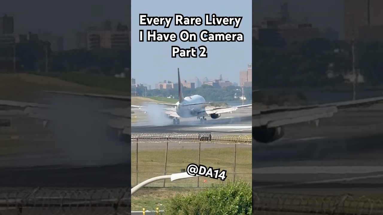 Every Rare Livery I Have On Camera Part 2 #aviation #airplane #planespotting #speciallivery