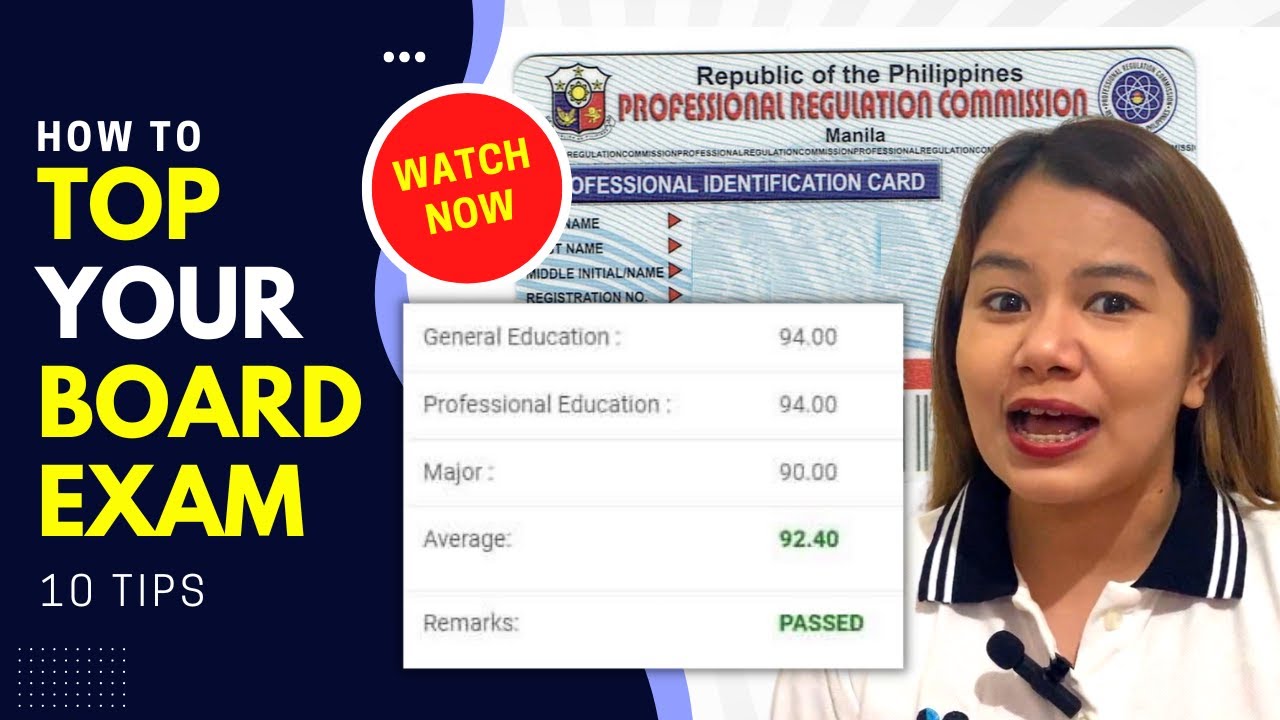 How to Top the Board Exam | 10 Tips from a Topnotcher