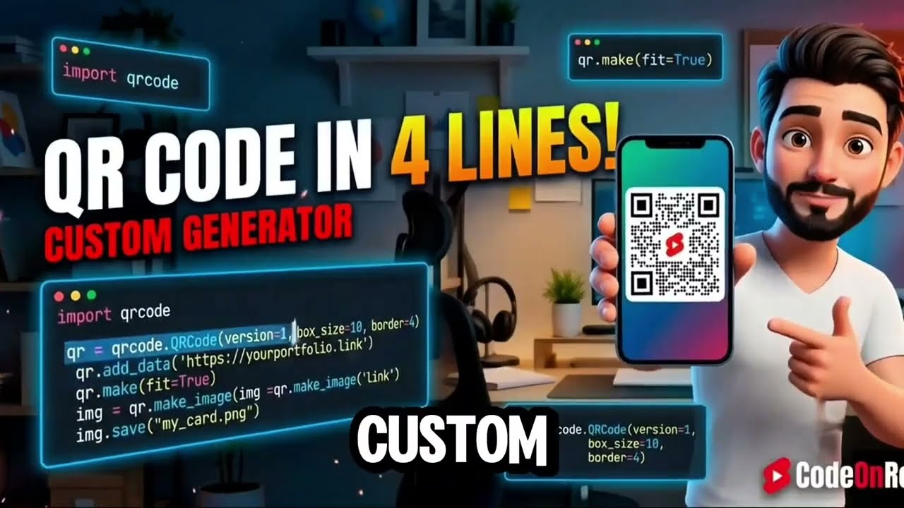 The Easiest Way to Generate Custom QR Codes with Python