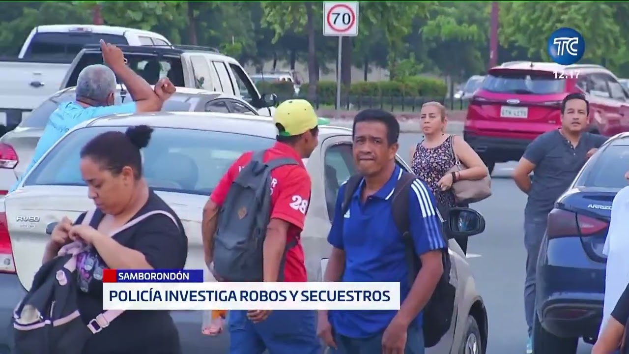 Se registran robos y secuestros en vía a Samborondón
