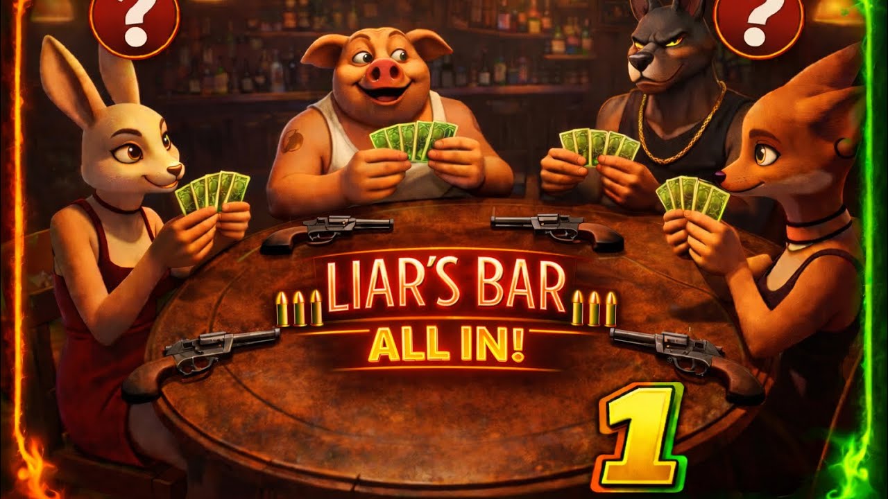 Видео игрового процесса Liar's Bar, эпизод 1.