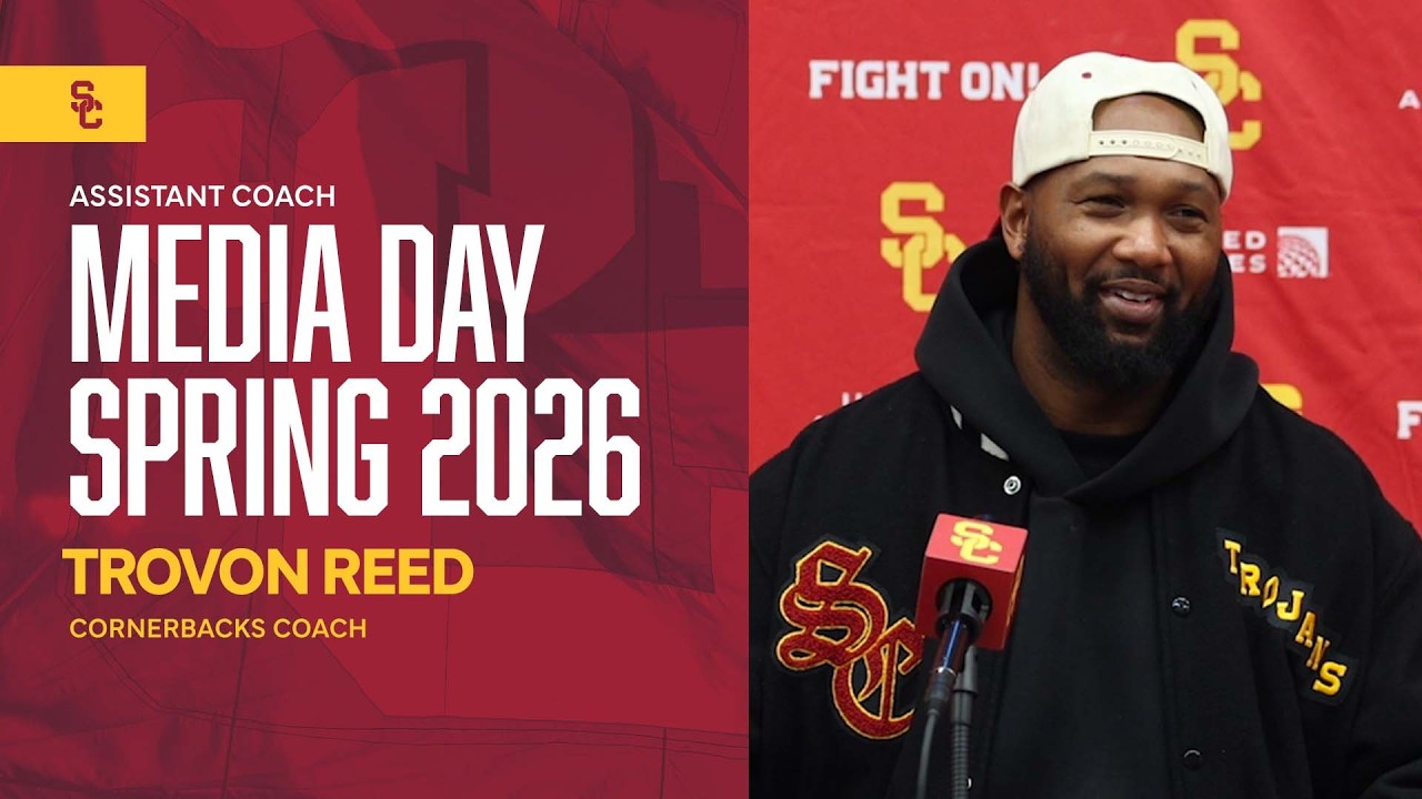 USC CB Coach Trovon Reed | Trojan Football Spring Media Availability 2026
