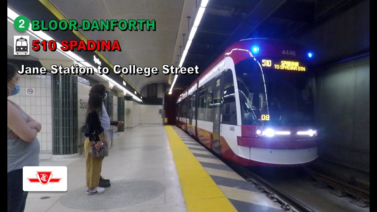 TTC POV Walk: Jane Station to College Street Via Spadina Station