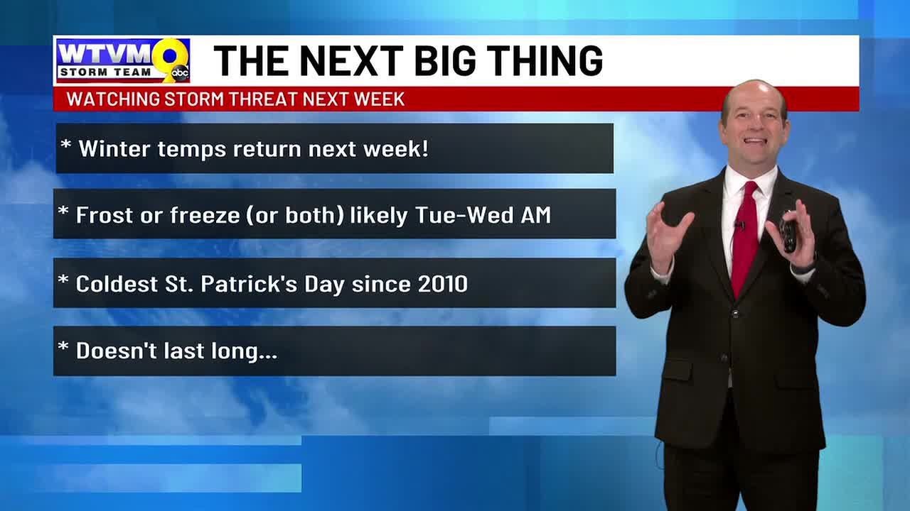 WEATHER EXTRA:  The next big thing ? It’s another BIG cool-down. Get details for next week here!