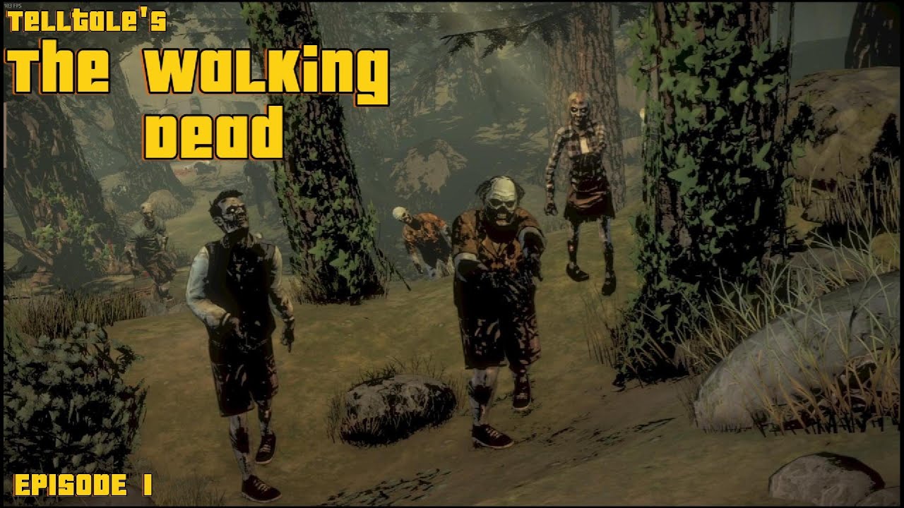 Telltale's The Walking Dead Season 1 Episode 1 A New Day PC longplay no commentary