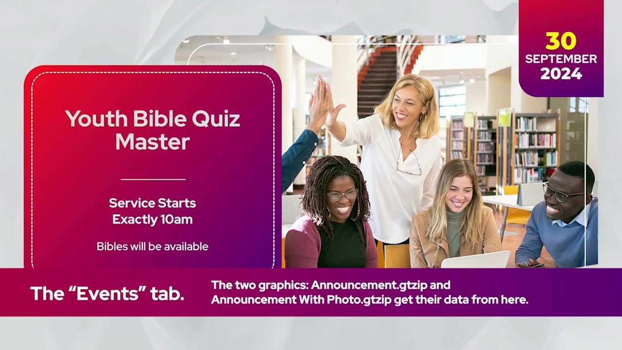 Part 4 of 5: How to Work With Excel Data Source for the vMix Church Graphics v1 Project