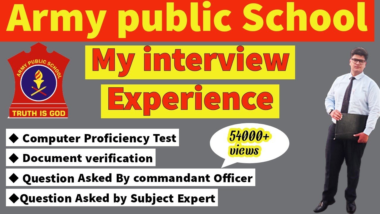 My Army public School interview Experience #Aps #apsinterview