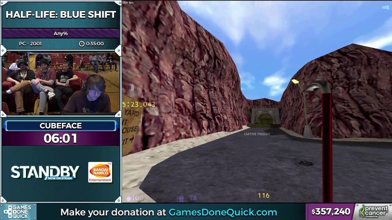 Half-Life: Blue Shift by cubeface in 30:31 - AGDQ 2017 - Part 63