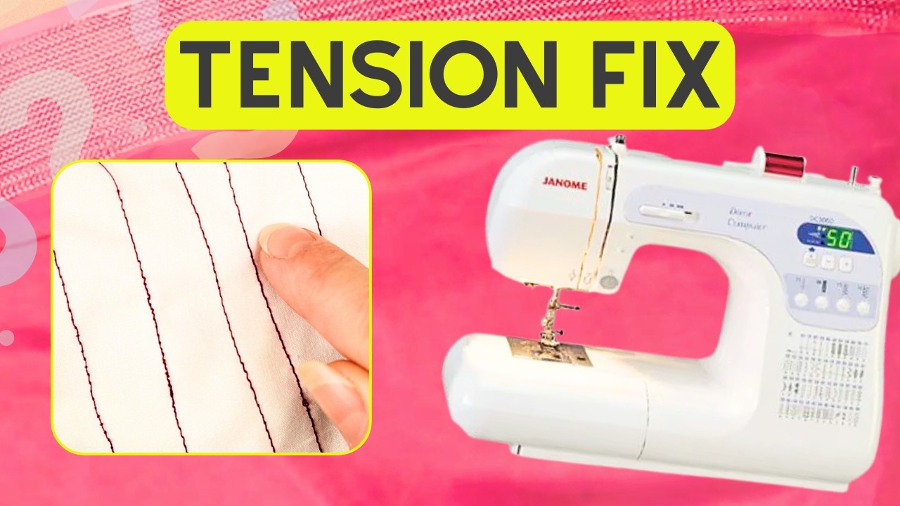 Messy Stitches? Fix it Now!  How to Adjust Your Tension on any Drop-In Bobbin Style Sewing Machine