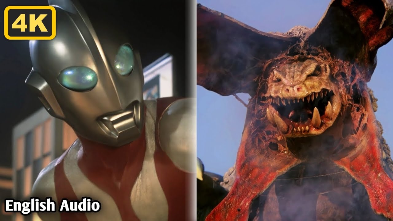 (4K 60FPS) Ultraman Powered Vs Gabora [ENG AUDIO]
