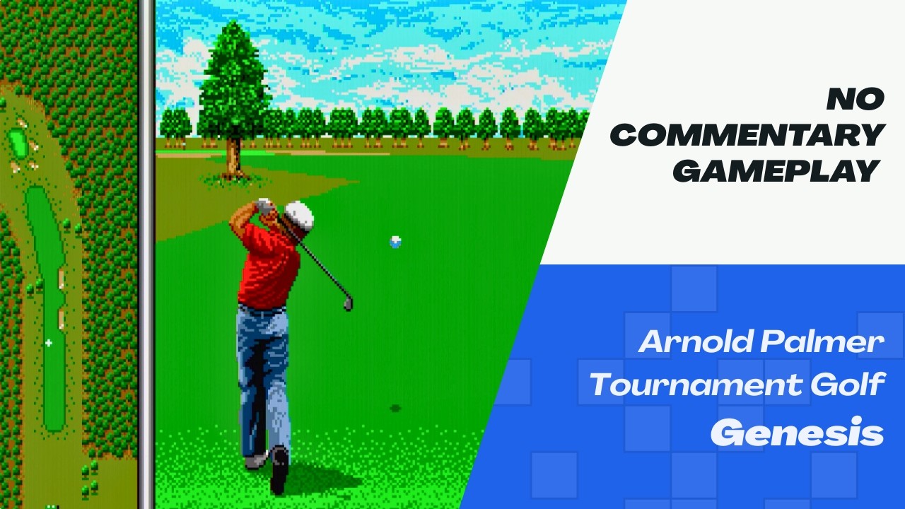 Arnold Palmer Tournament Golf (Genesis) | No Commentary | Original Hardware Upscaled 1080p