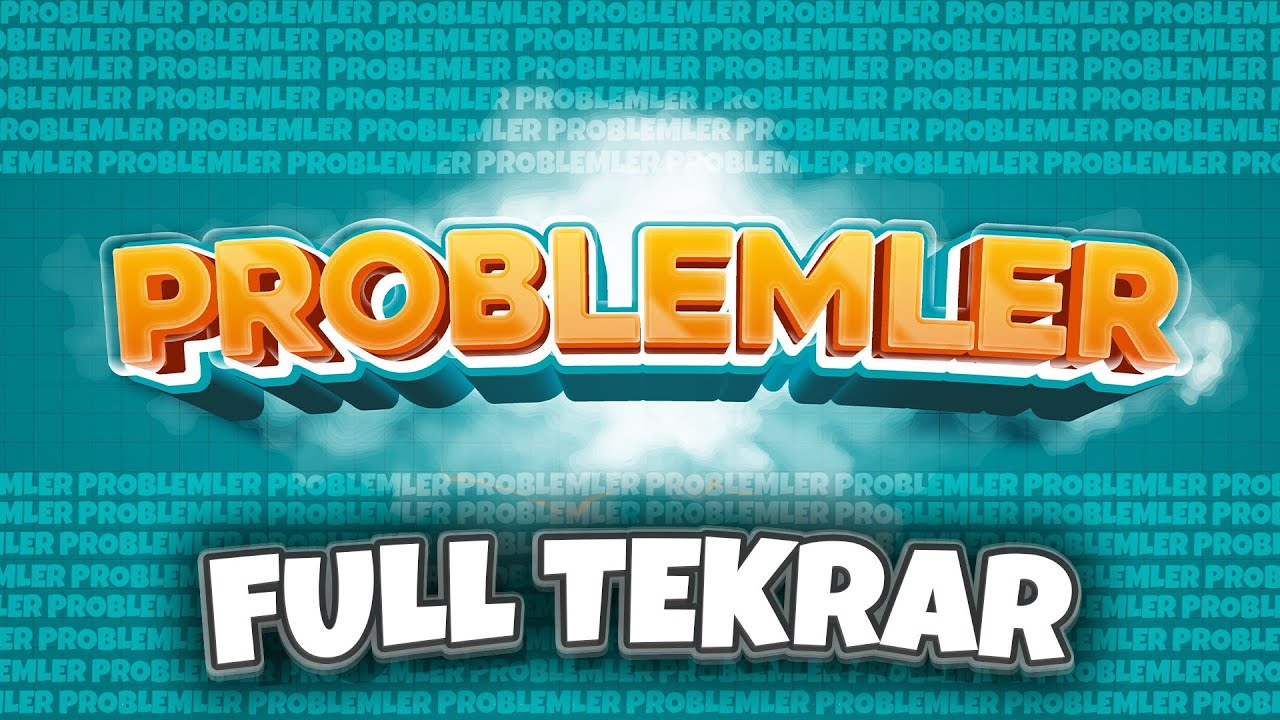 Problemler Full Tekrar | Pdf #öğrenmegarantili