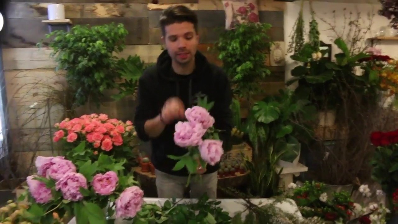 Tutoriel Bouquet de pivoines roses