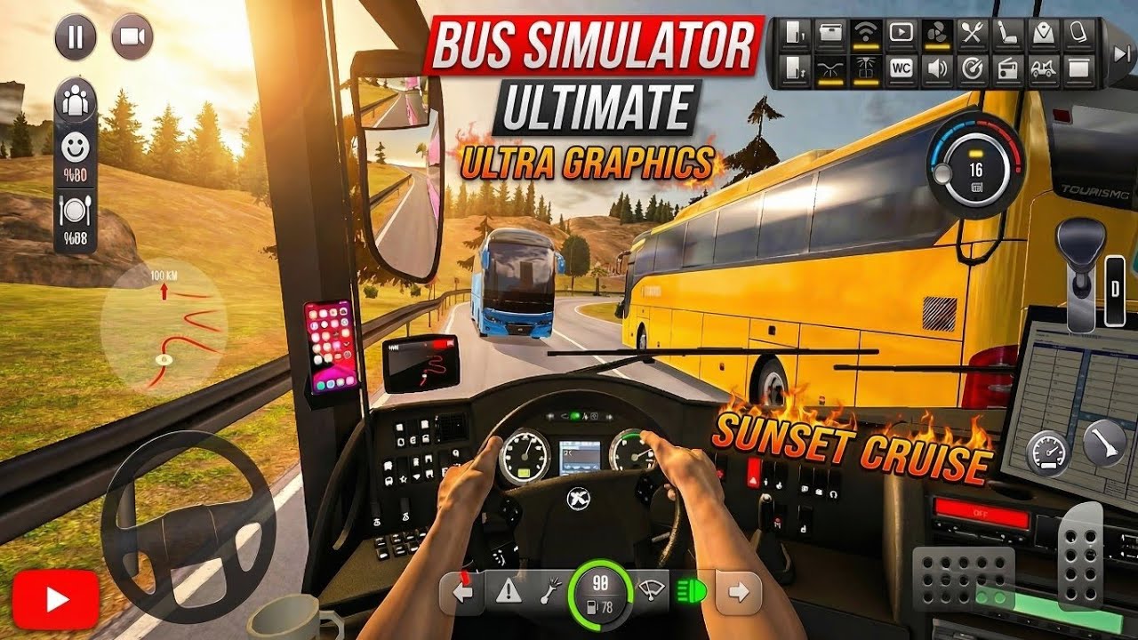 🌆🚍 INSANE Double Decker MAN Lion’s Coach Heavy Driving! EVENING MADNESS 😱 | ZUUKS GAMES #ahtplayz
