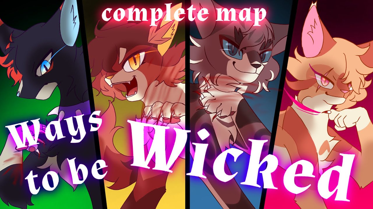 COMPLETE MAP - WAYS TO BE WICKED (flashing lights, blood and fast movements)