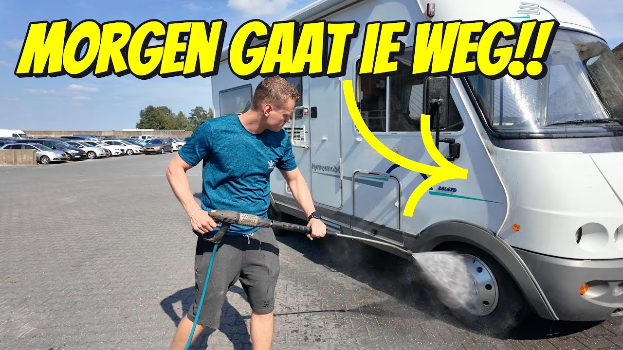 DIT IS DE LAATSTE POETSBEURT AAN ONZE CAMPER ! #231
