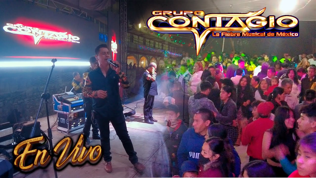 GRUPO CONTAGIO - CHIQUILLA BAILADORA/BONITA Y MENTIROSA EN VIVO