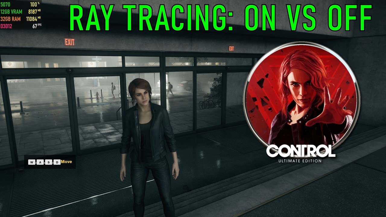 Control Ultimate Edition: Ray Tracing On vs Off - 2026 RTX 5070 - 1440P 🤮😂