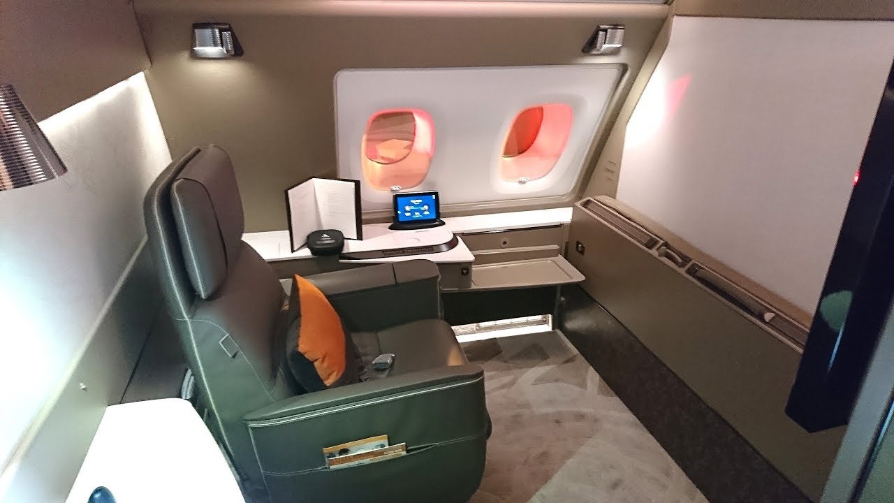 飛行記錄20180617【新加坡→雪梨】新加坡航空 SQ-221 空中巴士A380-800 頭等艙 NEW SUITE
