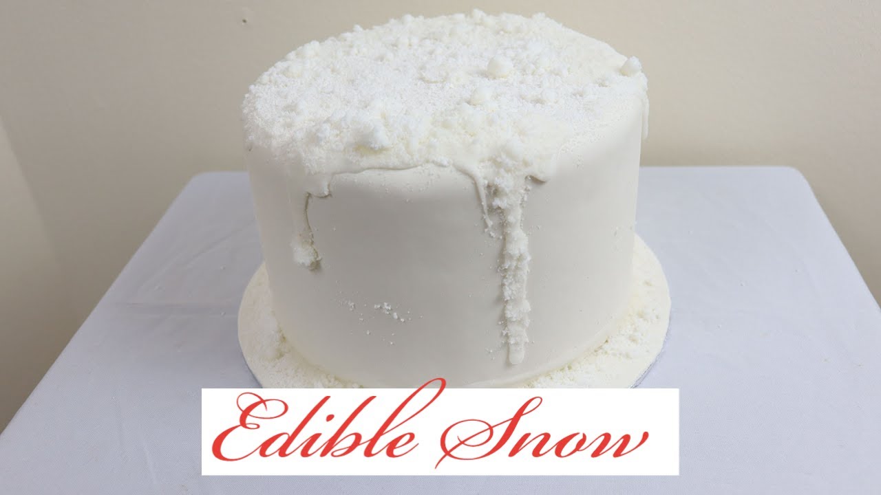 How to Make Edible Snow