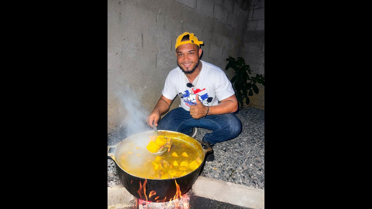Este sancocho hecho en leña fue el protagonista del cumpleaño de mi colega Irania Brito 🥰