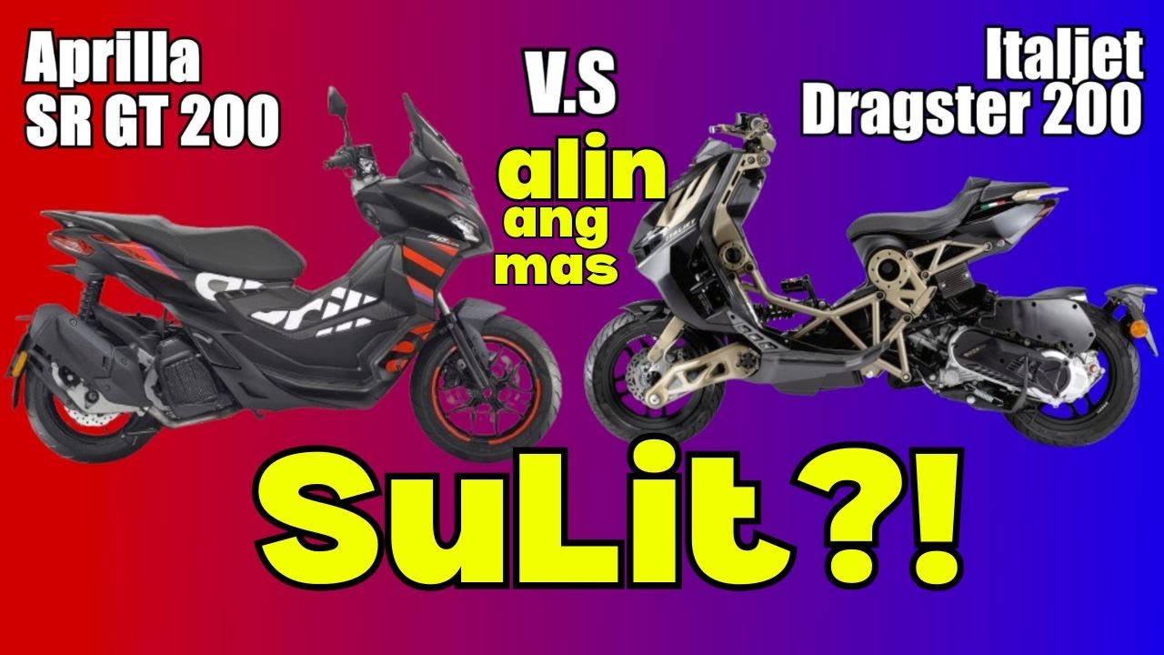 Aprilla SR GT 200 vs Italjet Dragster 200  | Specs & Price | 2025