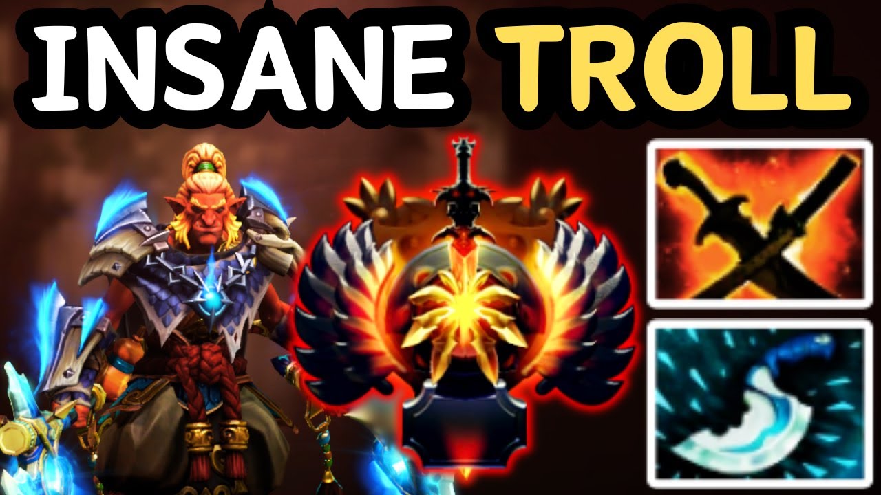 🔥 THIS IS HOW YOU GO GODLIKE WITH TROLL WARLORD CARRY | DOTA 2 🔥
