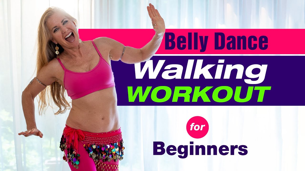 Belly Dance WALKING Workout for Beginners | Jensuya