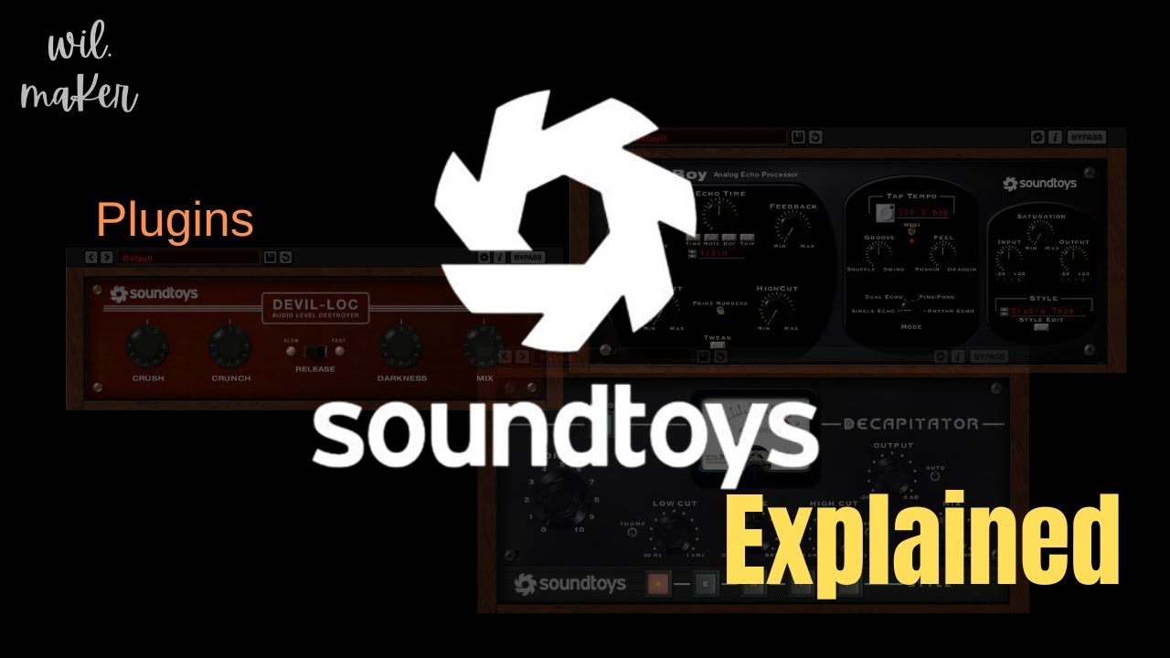 Объяснение плагинов Soundtoys * Что нужно знать для начала работы