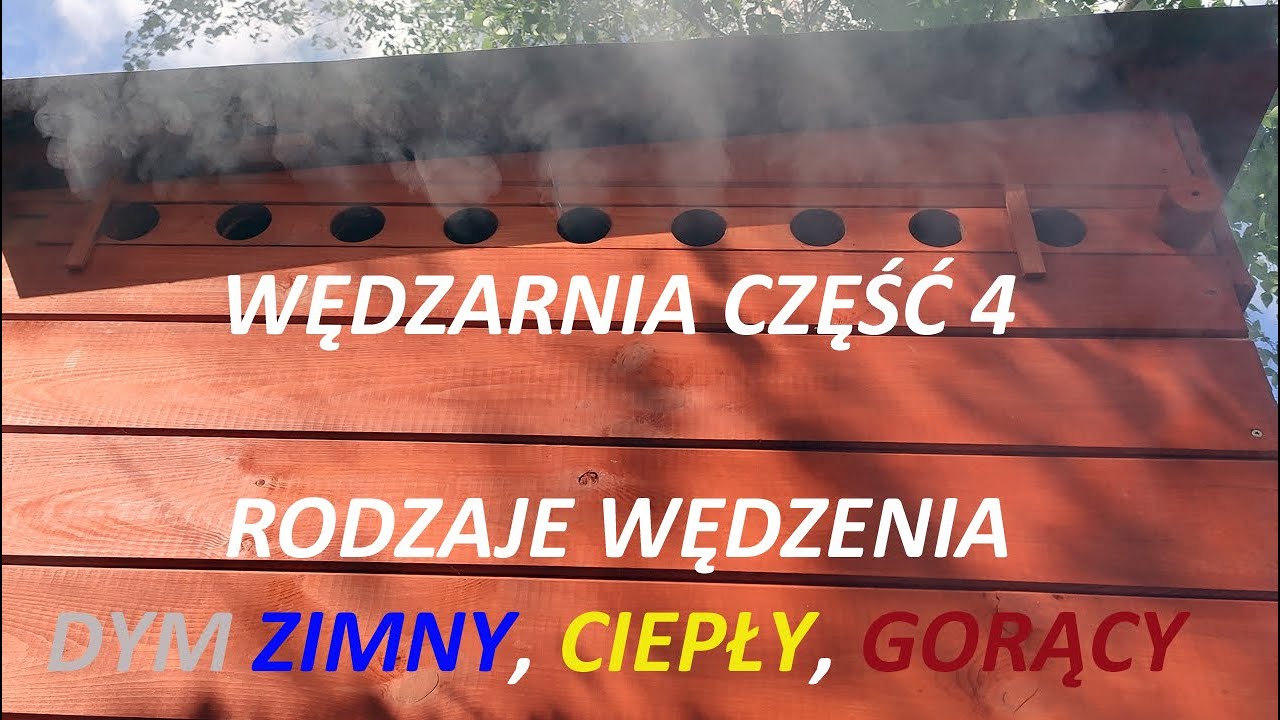 Vlog „Wędzarnia cz. 4 – rodzaje wędzenia” GEN eralnie wędzarnie. Wędzimy na zimno, ciepło i gorąco.