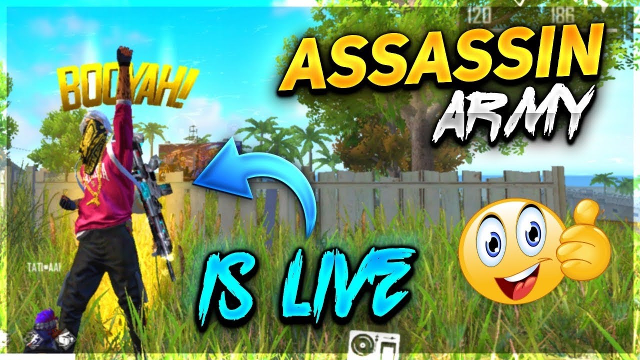 🔴RANK PUSH GOLD TO GRANDMASTER WITH ASSASSINS ARMY | GARENA FREE FIRE LIVE