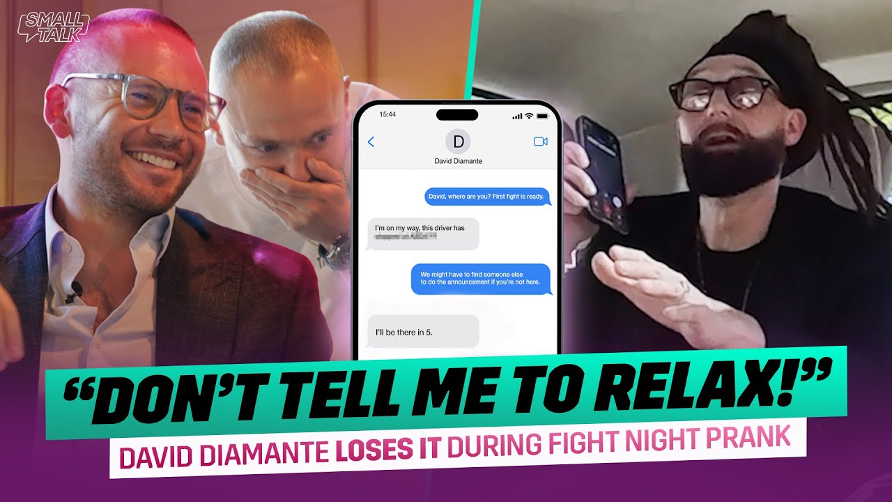 PRANKING Boxing MC David Diamante! 🤣😂🙌 Matchroom Boxing