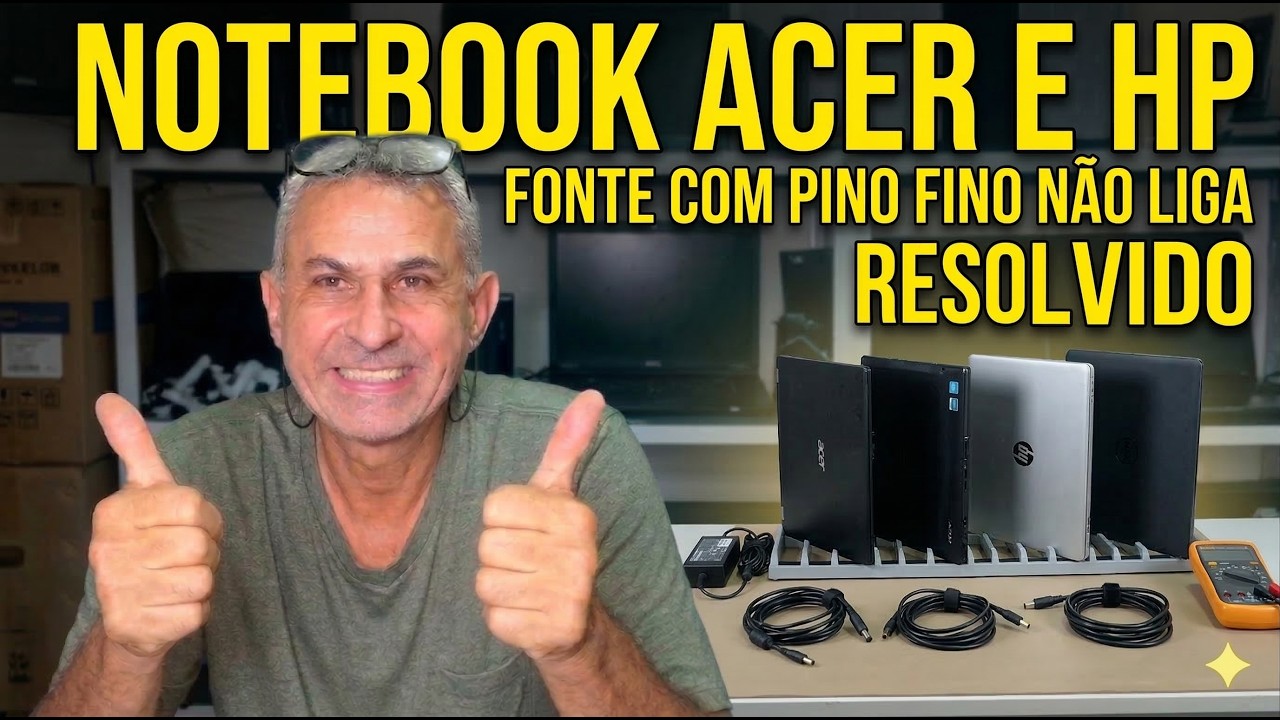 NOTBOOK  ACER E HP CORE 2 , NÃO LIGA NÃO ACENDE LUZ , DEFEITO SIMPLES ,  SERVE PARA OUTRAS MARCAS
