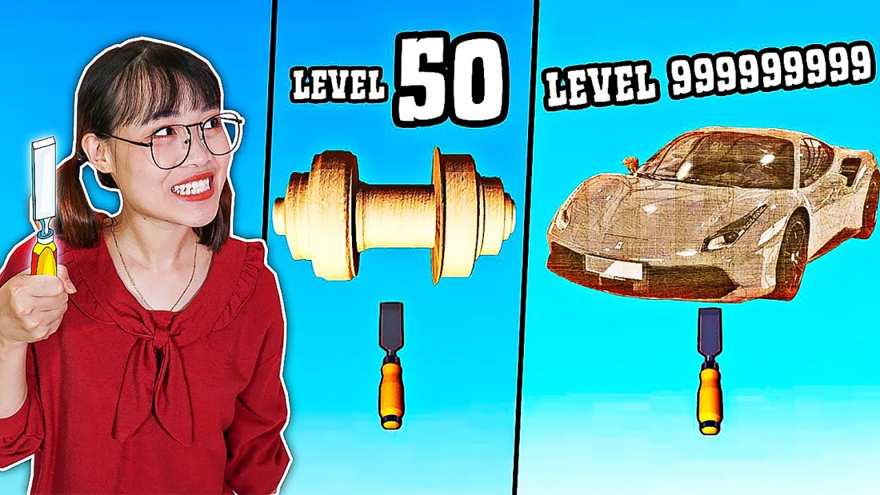 Hà Sam Bào Gỗ Thành Ô TÔ Bán Cho Khách Hàng Kiếm 1000$ // Woodturning 3D