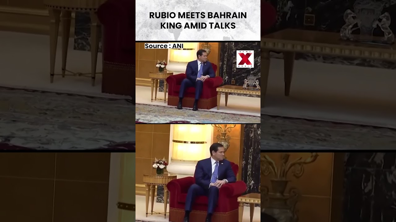 Rubio, Bahrain King Discuss Security | NewsX World