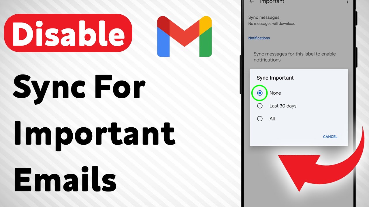 How To Disable Sync For Important Emails In Gmail (Updated)