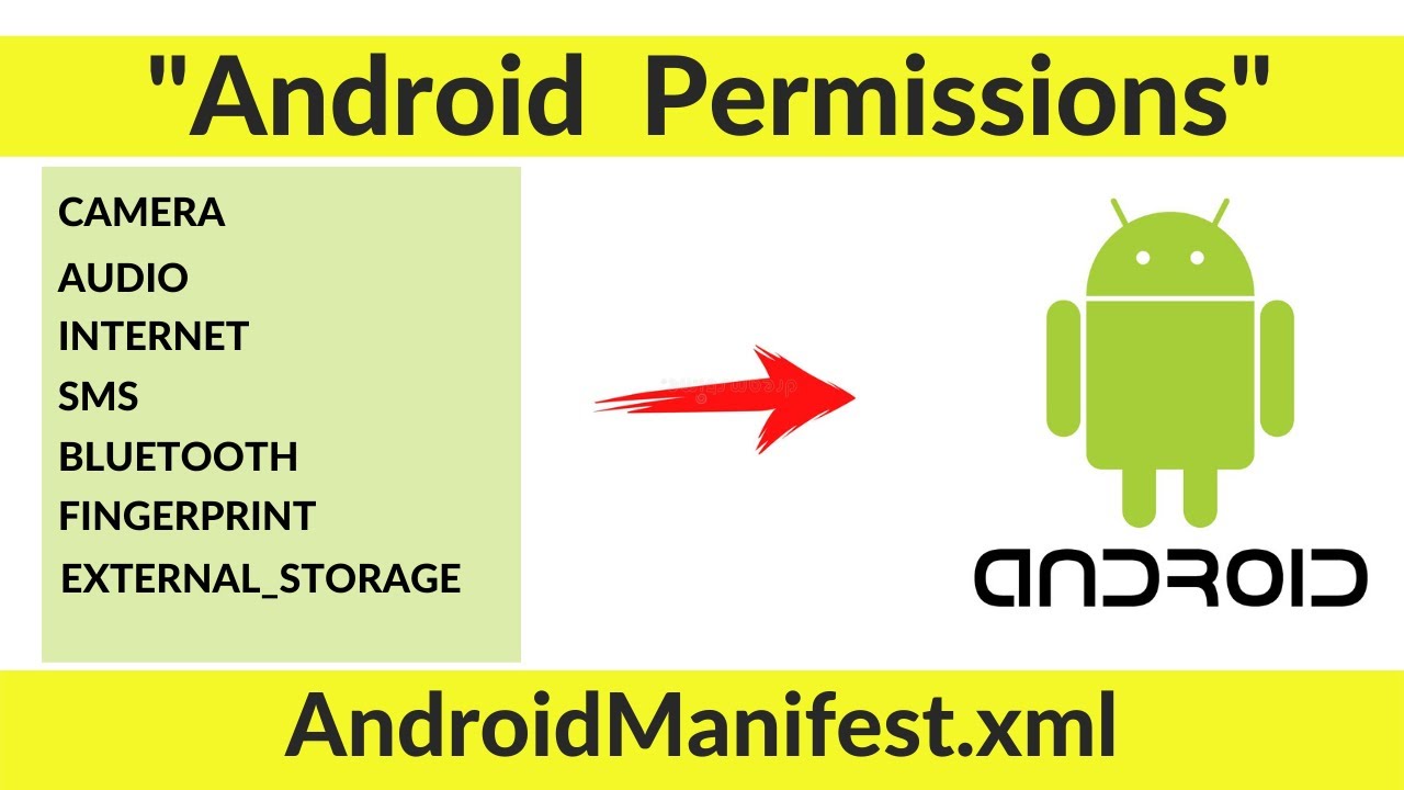 How to Add Android Permissions in AndroidManifest.xml File in Android Studio