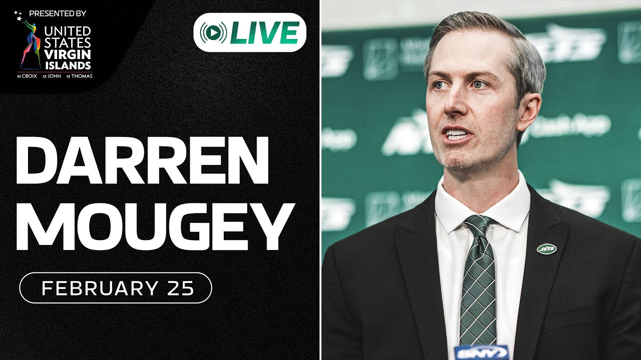 Darren Mougey NFL Combine Press Conference (2/25) | New York Jets