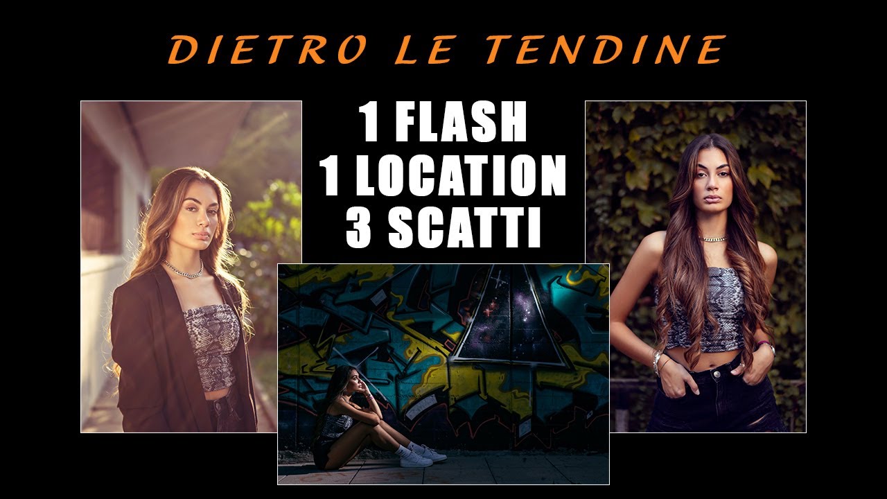 Dietro le tendine: 1 flash - 1 location - 3 scatti!