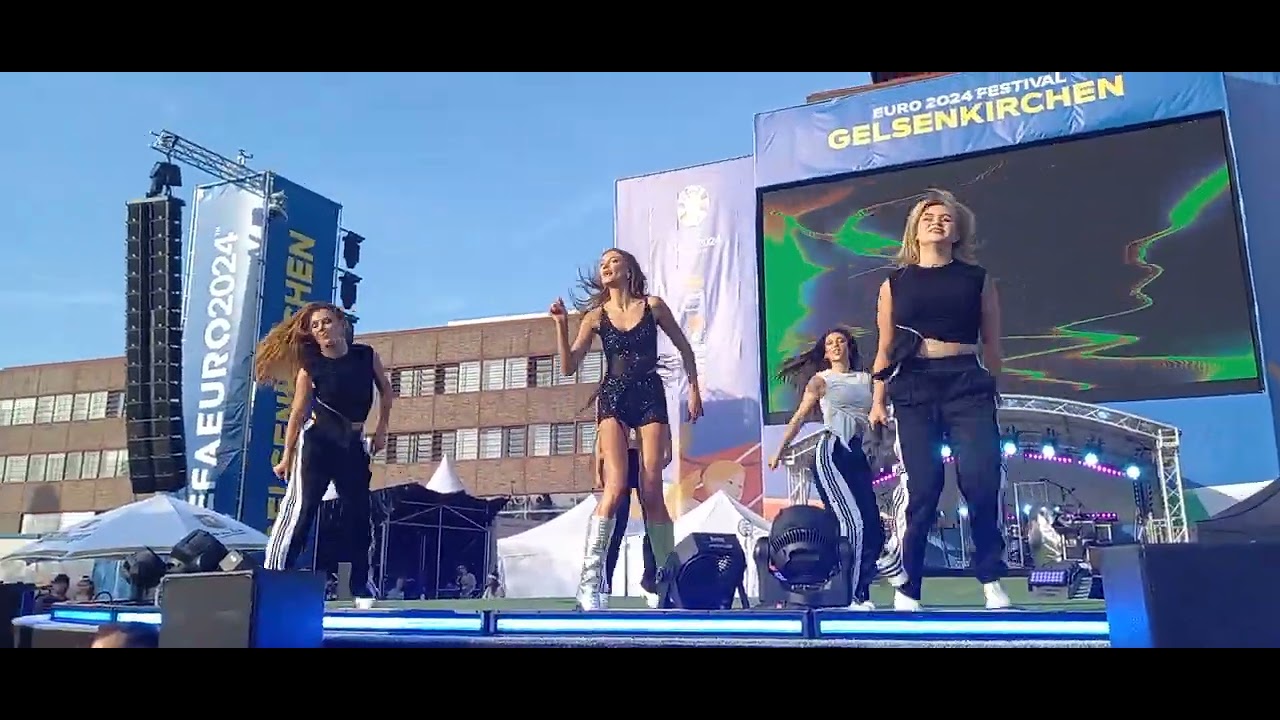 Leony Live - Hit Medley Fan Zone Nordsternpark Gelsenkirchen , (9.7.2024)