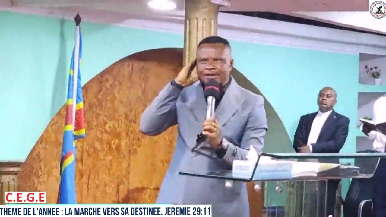 La marche vers sa destinée JEREMIE 29 : 11 avec l'apôtre Emmanuel Mbiya Musungula (CEGE)