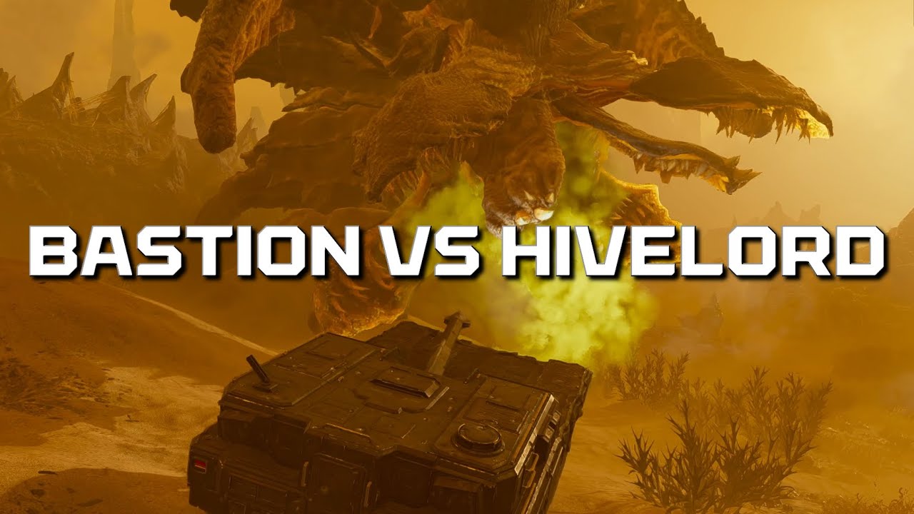 BASTION TANK SQUAD VERSUS HIVELORD! | Helldivers 2