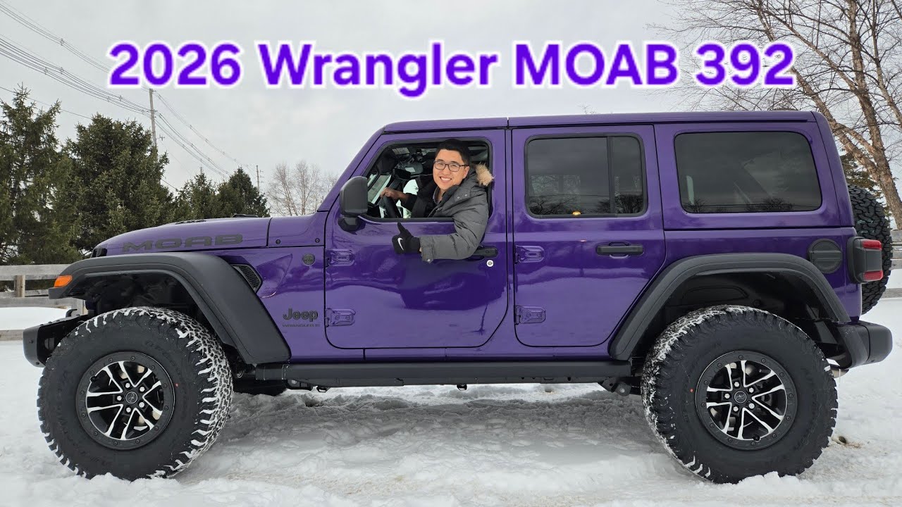 ПЕРВЫЙ ВЗГЛЯД: Jeep Wrangler MOAB 392 2026 года в цвете Reign!