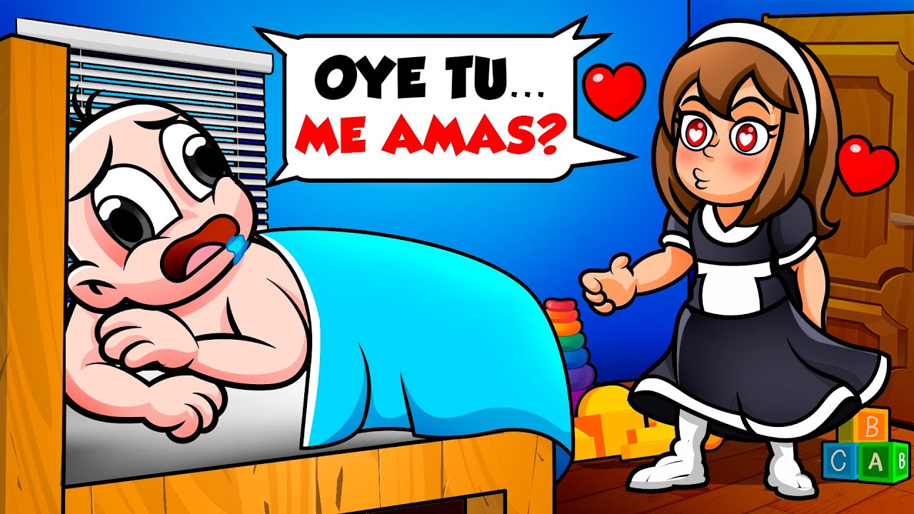 La NI&Ntilde;ERA est&aacute; ENAMORADA de M&Iacute;... 😱❤️ BEB&Eacute; NOOB en MINECRAFT