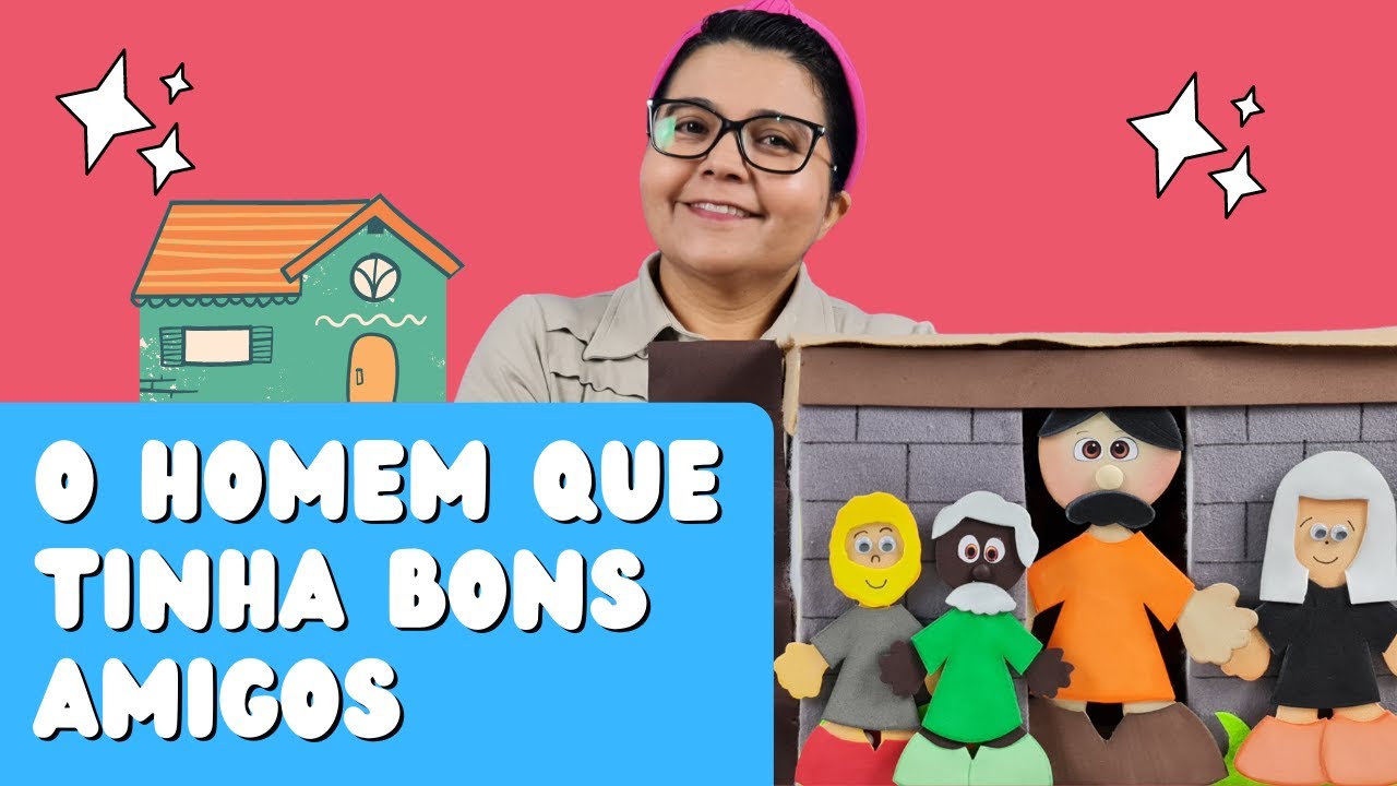 A Cura do Paralítico em Cafarnaum - História Bíblica Infantil.