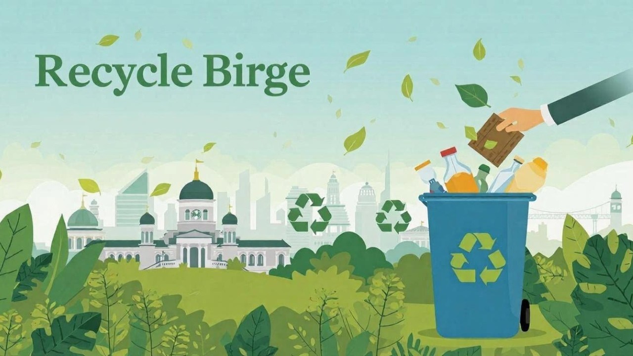 Не выбрасывай это! Экоакция Recycle Бірге в Алматы