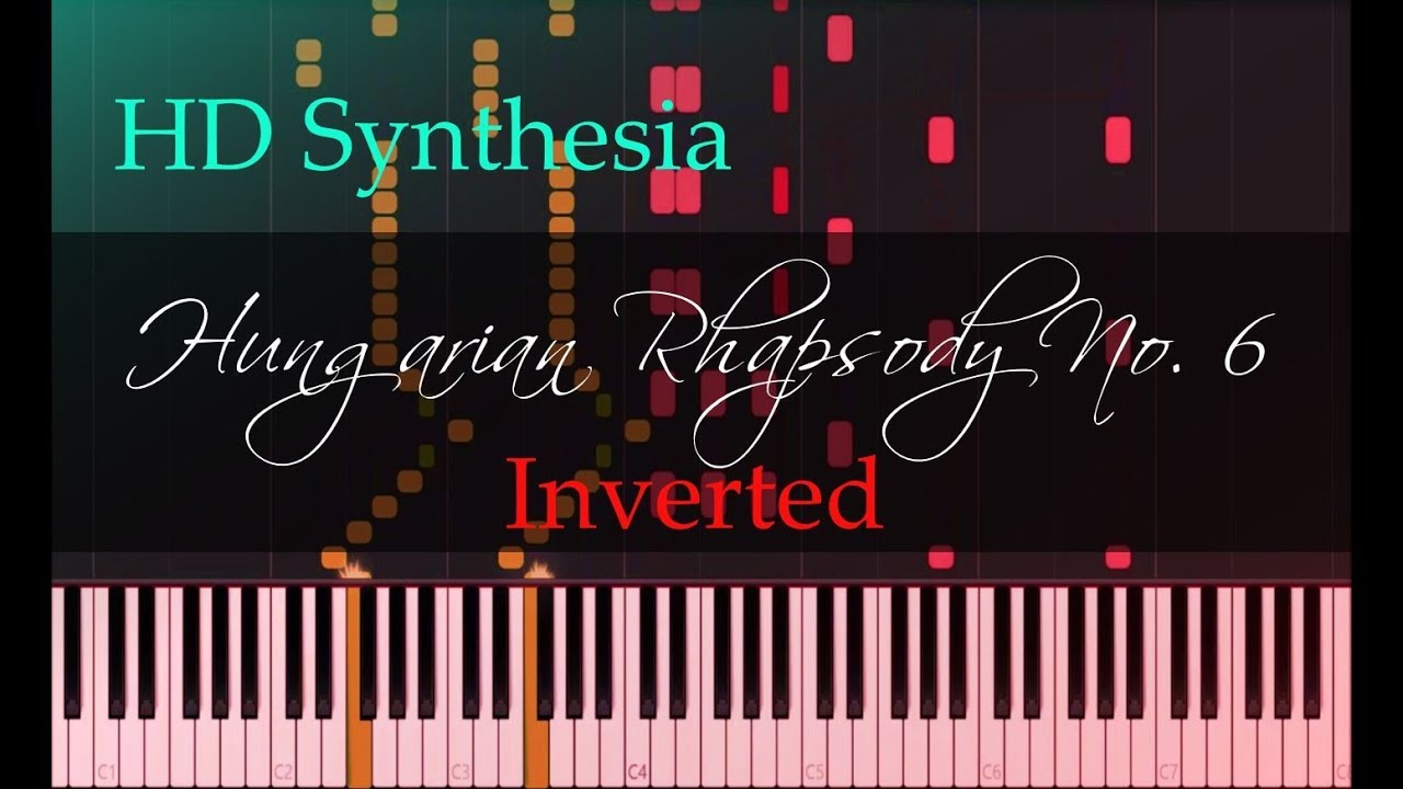 Hungarian Rhapsody no. 6 inverted | Franz Liszt | #MIDIFLIP