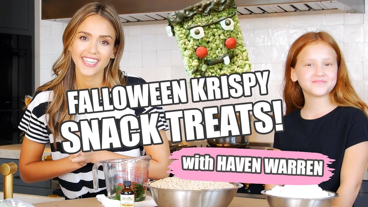 FALLoween Krispy Snack Treats! | JESSICA ALBA