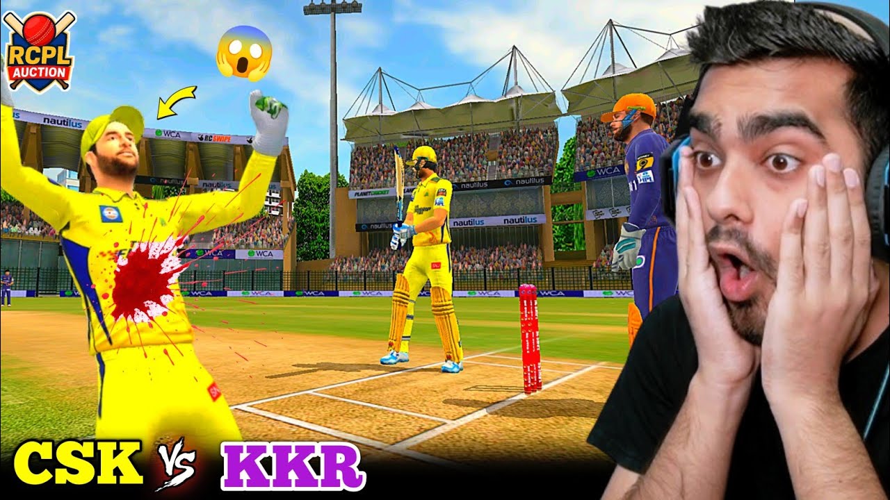 Dhoni Injured 😱! CSK Vs KKR RCPL Auction RC Swipe (Expert Mode)