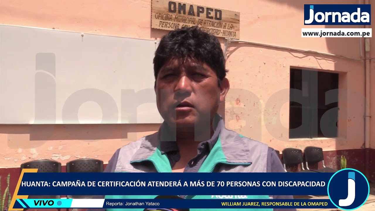 Huanta: Campaña de certificación atenderá a más de 70 personas con discapacidad